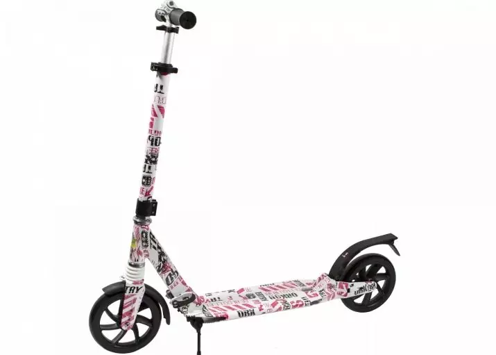 Scooters para nenos de 7 anos: como elixir unha scooter con grandes rodas para unha rapaza ou neno? Clasificación dos mellores modelos infantís 8689_6
