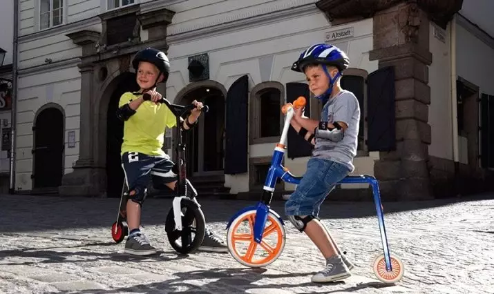 Motorolleri bērniem no 7 gadiem: kā izvēlēties motorolleri ar lieliem riteņiem meitenei vai zēnam? Labāko bērnu modeļu vērtējums 8689_8