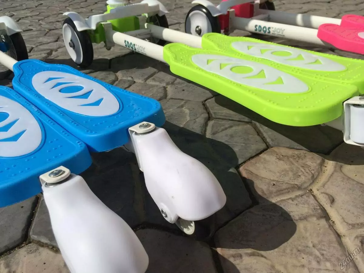 慣性スクーター：2つのプラットフォームを持つスライディングスクーターカエルの選択。夏はさみモデルレビュー 8702_20