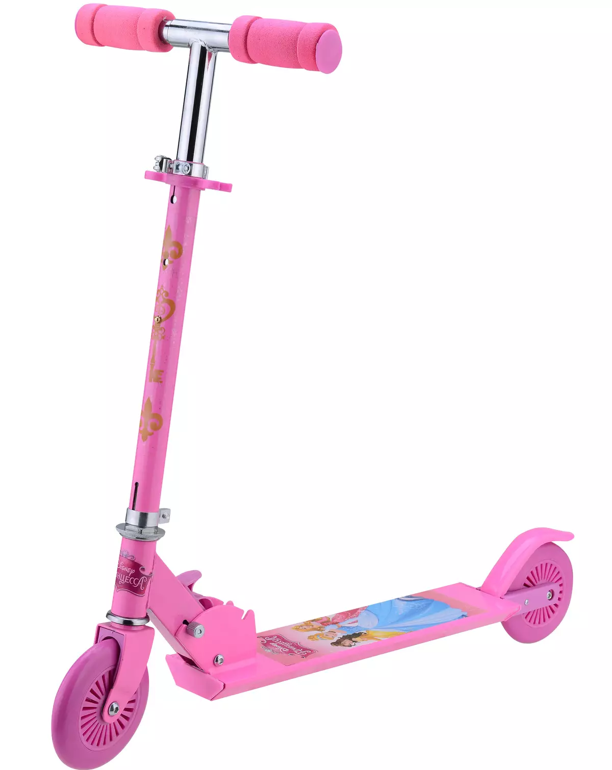 Scootere til piger: Børne modeller med store og små hjul af pink og andre farver til piger 3, 4, 5 og 9, 10, 11 og 12 år 8703_3