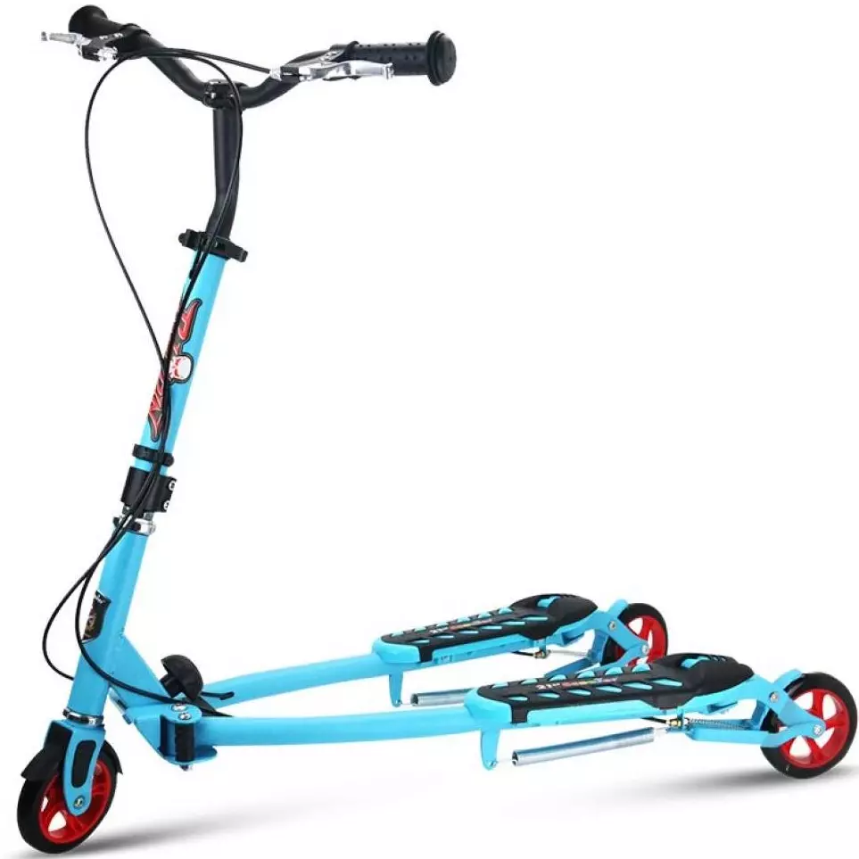 越野滑板車：成人和兒童踏板車的描述越野。用充氣輪和其他類型的全地形折疊踏板車 8707_9