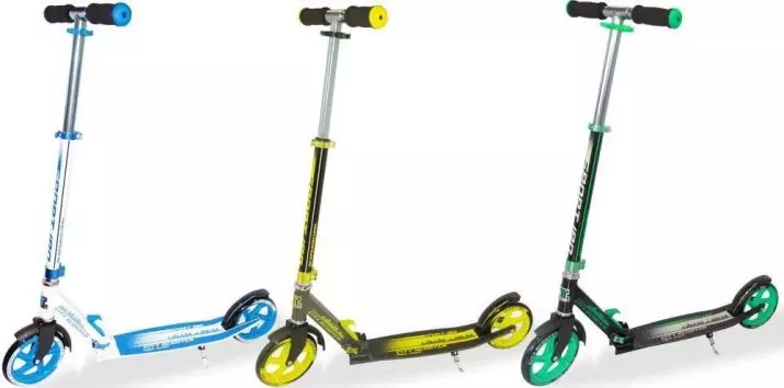 Tech Team Scooters: hankalaa, lasten ja aikuisten malleja. Hyvän kolmipyöräisen ja kaksipyöräisten skootterien valinta. Arvostelut 8709_14