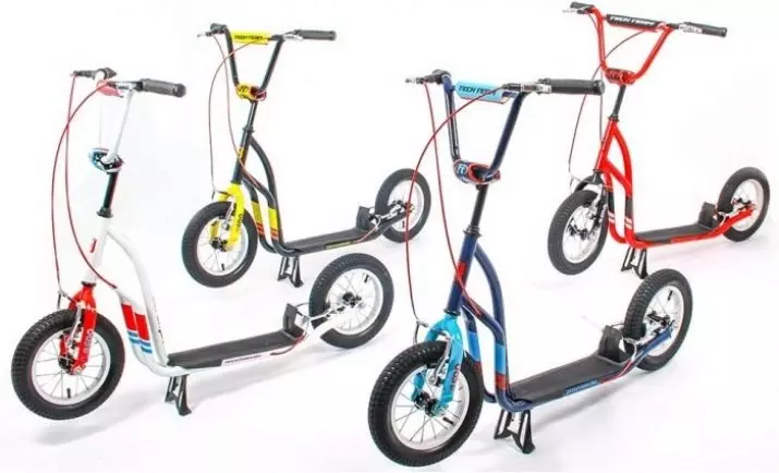 科技隊踏板車：棘手，兒童和成人模型。選擇好的三輪和兩輪滑板車。評論 8709_15