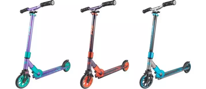 Tech Team Scooters: Tricky, børne- og voksne modeller. Valget af gode trehjulede og tohjulede scootere. Anmeldelser 8709_6