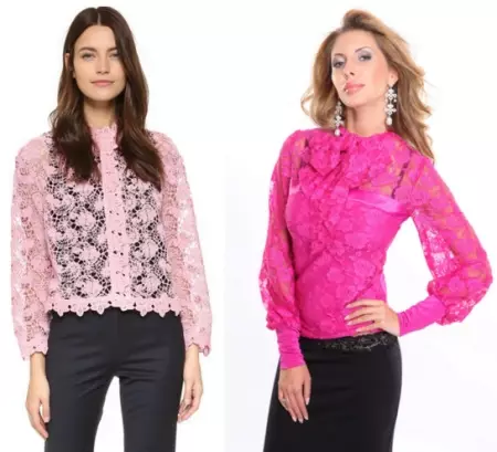 Rosa bluser (26 bilder): hva å bære rosa bluser 870_17