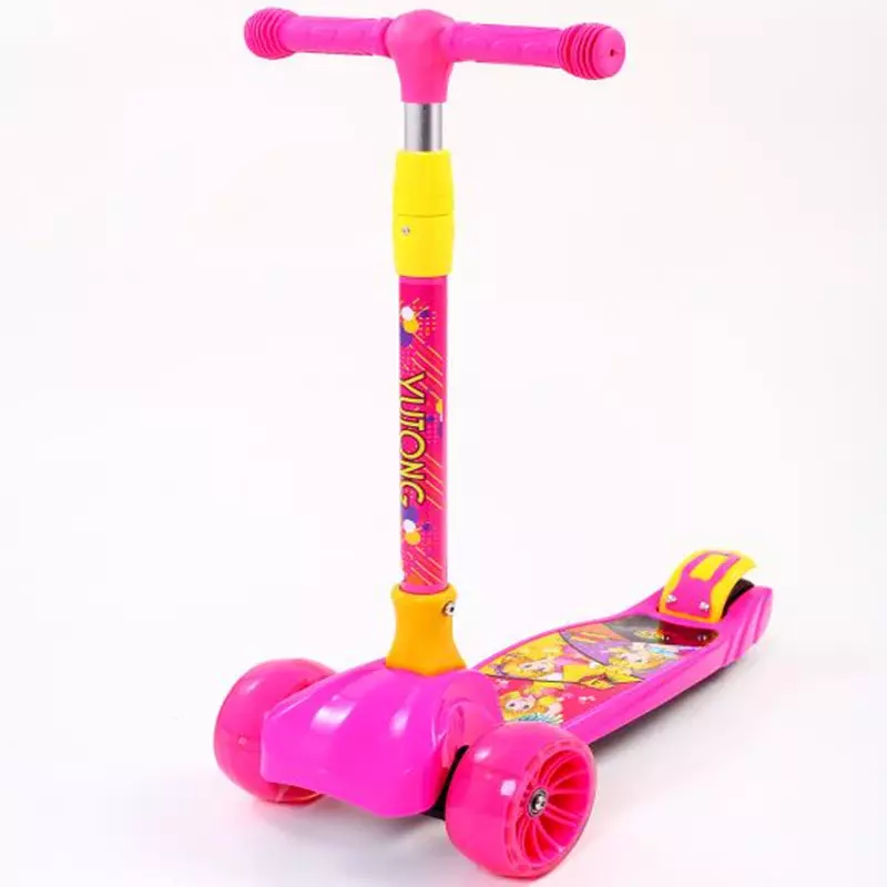 Scooters de 3 rodes per a nadons (31 fotos): Valoració dels millors scooters plegables de tres rodes per a nens de 2 a 5 anys. Dispositiu i elecció 8716_15