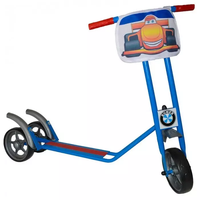 Бебешки 3-колесни скутери (31 снимки): Оценка от най-добрите сгъваеми триколесни скутери за деца 2-5 години. Устройство и избор 8716_18