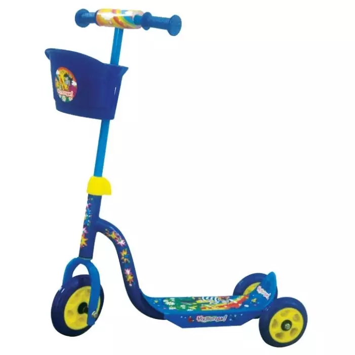 Baby scooteri na 3 kotača (31 fotografije): Ocjena najbolje sklopive skutera za djecu sa tri kotača za djecu 2-5 godina. Uređaj i izbor 8716_19