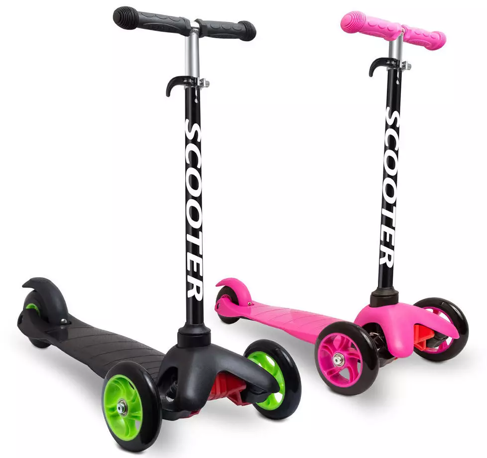 Scooters de 3 rodas de bebé (31 fotos): Valoración dos mellores scooters de tres rodas de tres rodas para nenos 2-5 anos. Dispositivo e elección 8716_27