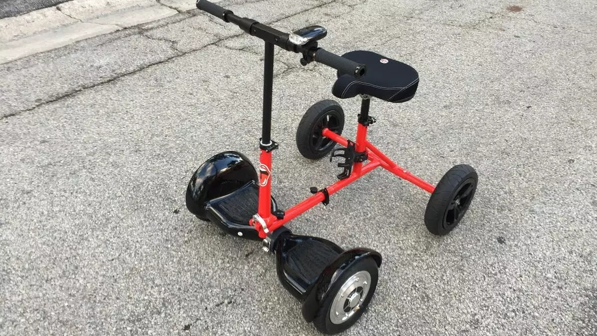 Co lze vyrobit z Gyro? Scooter a Elektrické dřezy s vlastními rukama, strojem a elektrickým autem, kartami a dětskými koly bez regulátoru 8743_3