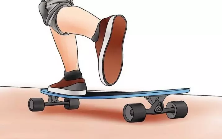 Sådan lærer du at ride et skateboard? Hvordan man bremser og tænder et skateboard? Regler for et barn. Lære at hoppe 8767_29