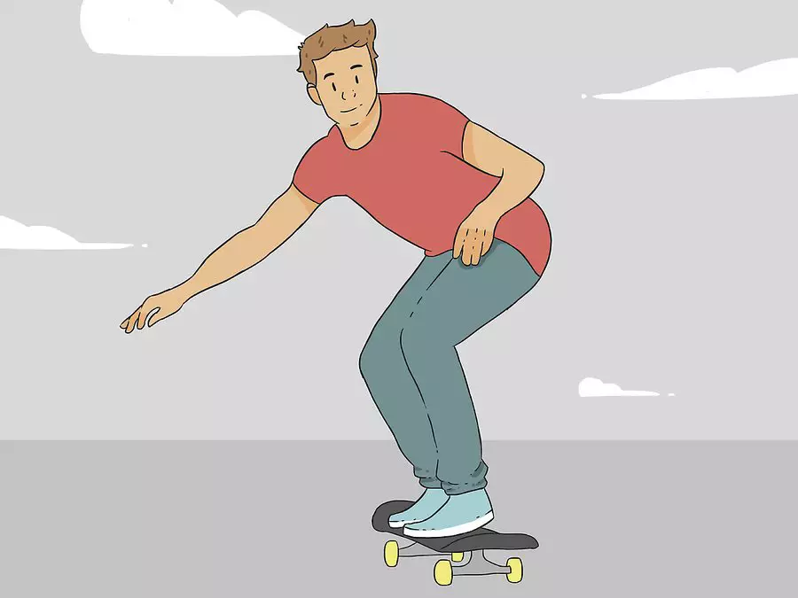 Kako se naučiti voziti skateboard? Kako zavirati in se obrnete na skateboard? Pravila za otroka. Učenje skoka 8767_35
