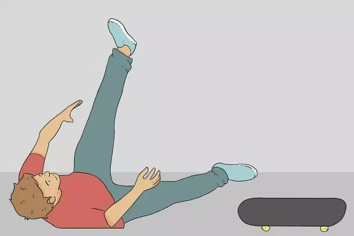 Kako se naučiti voziti skateboard? Kako zavirati in se obrnete na skateboard? Pravila za otroka. Učenje skoka 8767_39