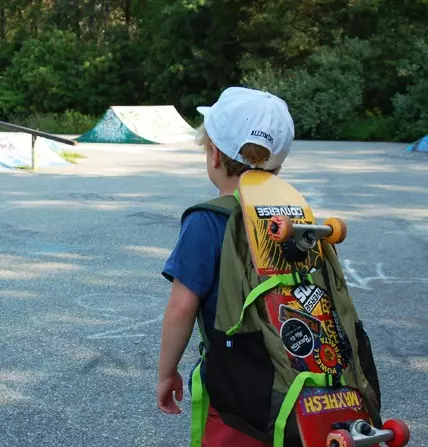 Backpack skateboard: Cara milih tutup utawa nggawa kanthong nganggo cetakan kanggo skateboard? 8782_30
