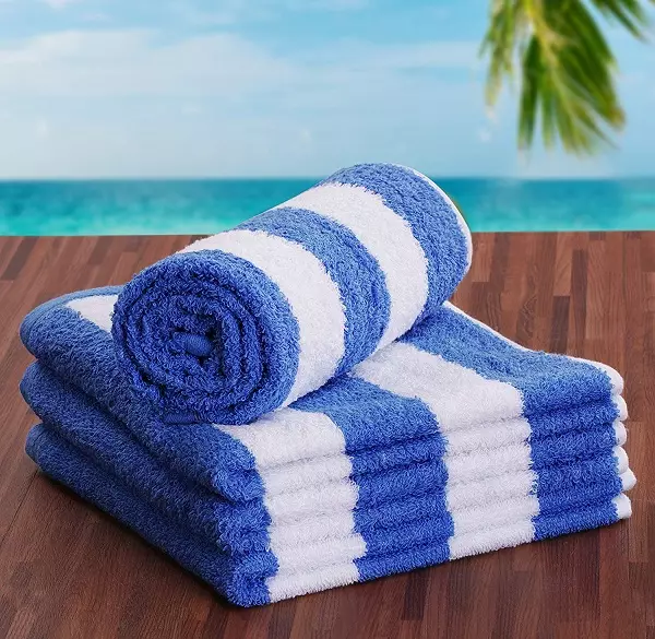 Tovallola per a la piscina: triar una gran tovallola de microfibra, absorbent i absorbent. Com tenir cura? 8827_11