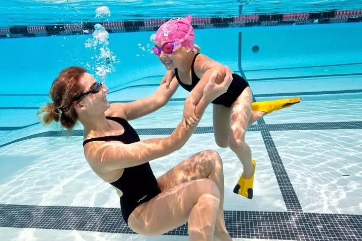 Flippers kanak-kanak untuk kolam renang: Pilih getah dan silikon yang dipendekkan untuk berenang dan latihan 8828_2