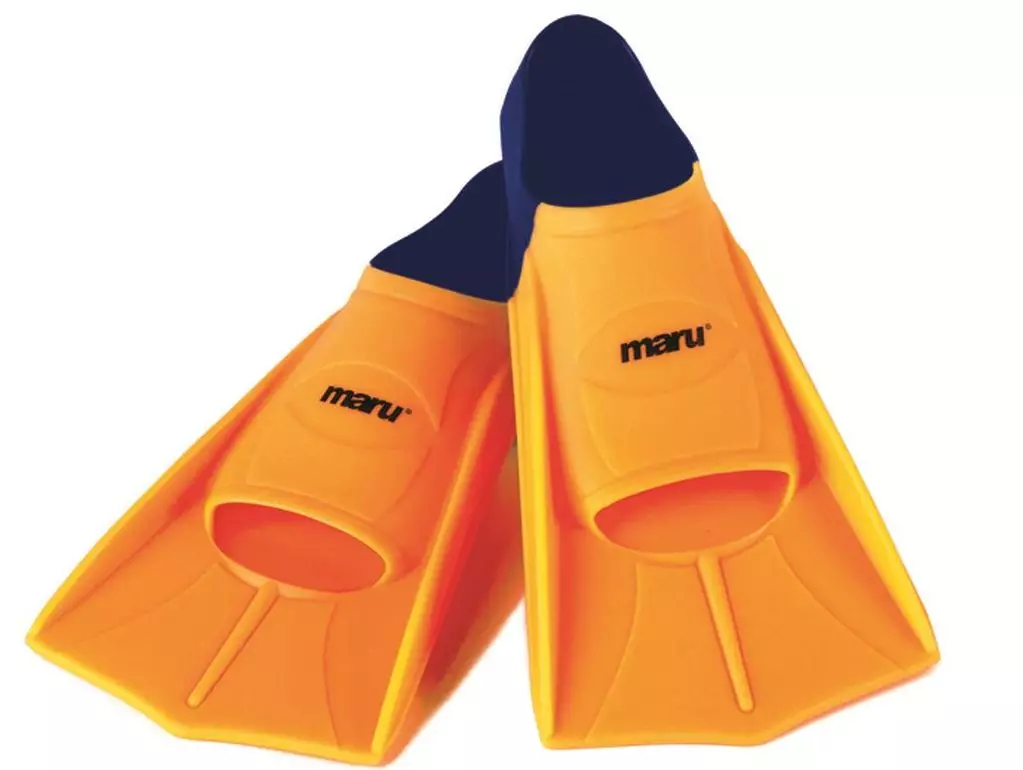 Flippers kanak-kanak untuk kolam renang: Pilih getah dan silikon yang dipendekkan untuk berenang dan latihan 8828_3