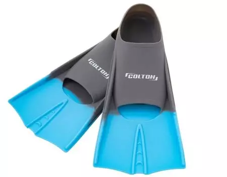 Flippers kanak-kanak untuk kolam renang: Pilih getah dan silikon yang dipendekkan untuk berenang dan latihan 8828_5