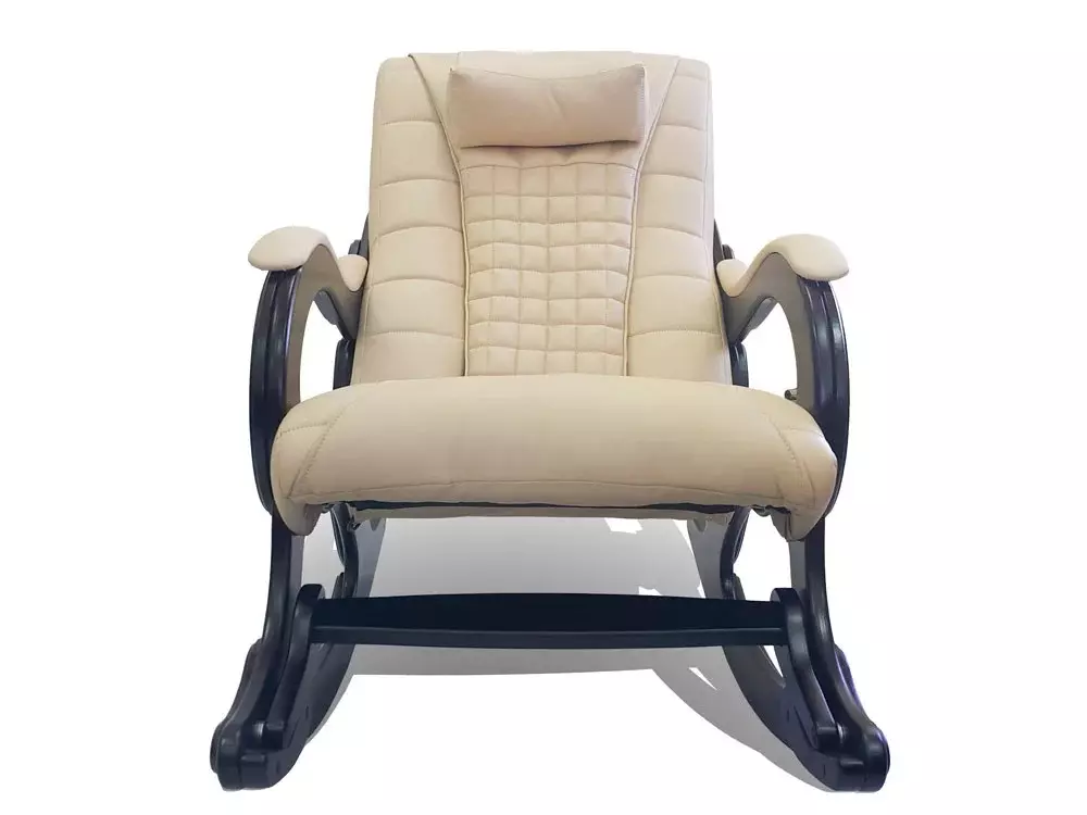 Pijat Rocking Chairs: Bagaimana memilih kursi goyang dengan pijatan untuk rumah? Peringkat Model Modern 8857_12