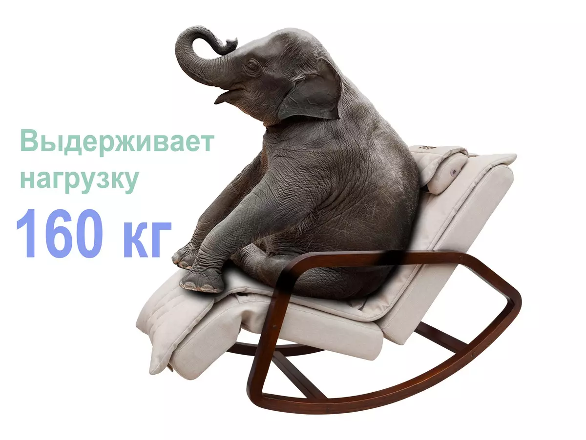 Cadeiras de balance de masaxe: como elixir unha cadeira de balance cunha masaxe para a casa? Valoración de modelos modernos 8857_14