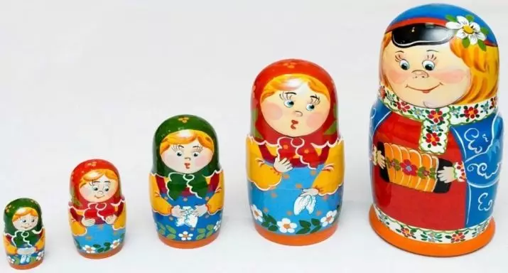 Matryoshka vēsture: izcelsmes dzimtene. Kad tas parādījās Krievijā? Pirmā krievu ligzdošanas apraksts. Kas nāca klajā ar rotaļlietu? 8869_16
