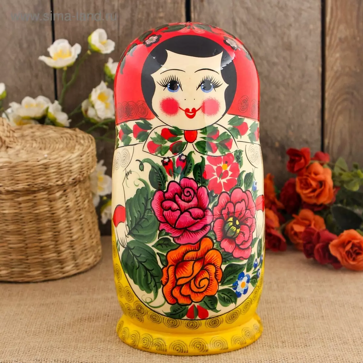 Semenov Matryoshka (24 سۈرەت): رەسىم ئېلېمېنتىنى كۆچۈرۈپ ۋە پەيدا تارىخىدا ئويۇنچۇق زاۋۇتىدا ئالاھىدىلىكى 8872_7