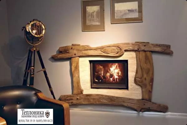 How to decorate a fireplace? Registration with your own hands of decorative fireplaces from boxes and others. Decor with christmas decorations from fir branches and other ideas 8902_46