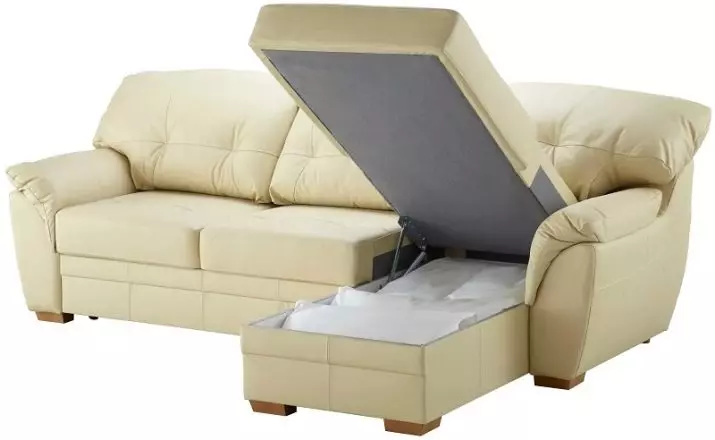 IKEA SOFSAS (PO0 फोटोहरू): कोणीय सोफा बेडहरू र सुत्ने ठाउँको साथ पहेलो तह, भान्छामा सानो, भाँडामा बाख्राको साथ, एक टेबलमा 8911_20