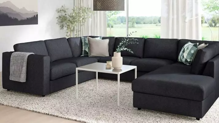 IKEA Sofaer (50 bilder): Vinkel sovesofaer og gul folding med soveplass, liten til kjøkkenet, med et bord i armlen og andre modeller 8911_22