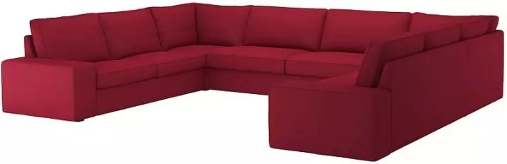 Ikea Sofas (Linepe tse 50): Libekete tsa sofar sod le maphone a 'mala o mosehla le sebaka sa ho robala, senyane ka kichineng, ka mefuta e meng e hlophisitsoeng le mefuta e meng 8911_26