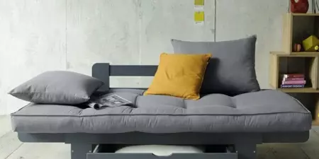 Sakedik sofas (96 poto): ukuran mini-sofas, ukuran sofas leutik sofas leutik pikeun kamar leutik sareng modél anu sanés 8913_16