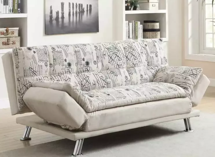 Sakedik sofas (96 poto): ukuran mini-sofas, ukuran sofas leutik sofas leutik pikeun kamar leutik sareng modél anu sanés 8913_27