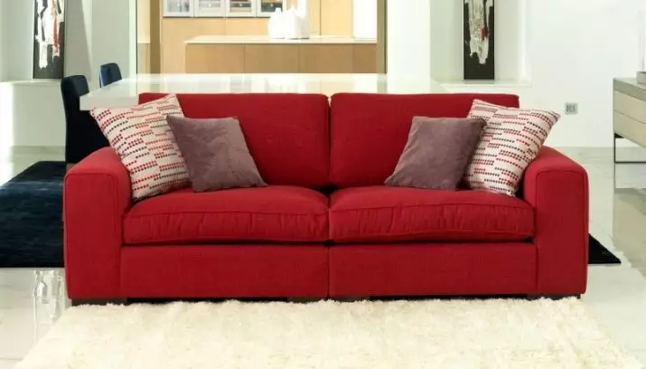 Sofas cilik (96 foto): Ukuran mini-sofas, sofas kaping pindho ukuran cilik kanggo ruangan cilik lan model liyane 8913_8