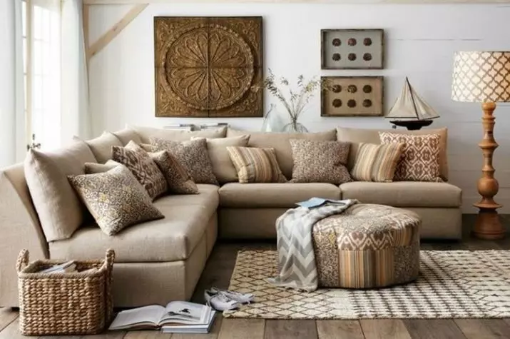 Materialer for sofaen (36 bilder): Hva er bedre å velge for polstring? Mikrofiber, holdbare, praktiske og slitesterke stoffer. Kategorier 8920_36