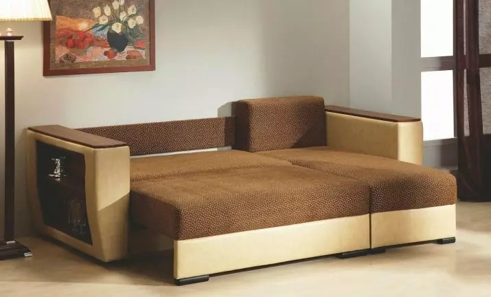 Canapea unghiulară cu un loc de dormit (80 de fotografii): modele modulare mari cu un colț într-o cameră și fără cotiere, dimensiuni 160x200, 180x200 cm și altele 8929_19