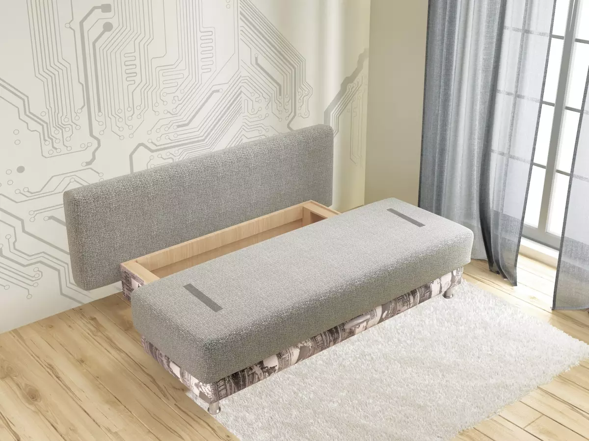 armrests ilə Sofa 