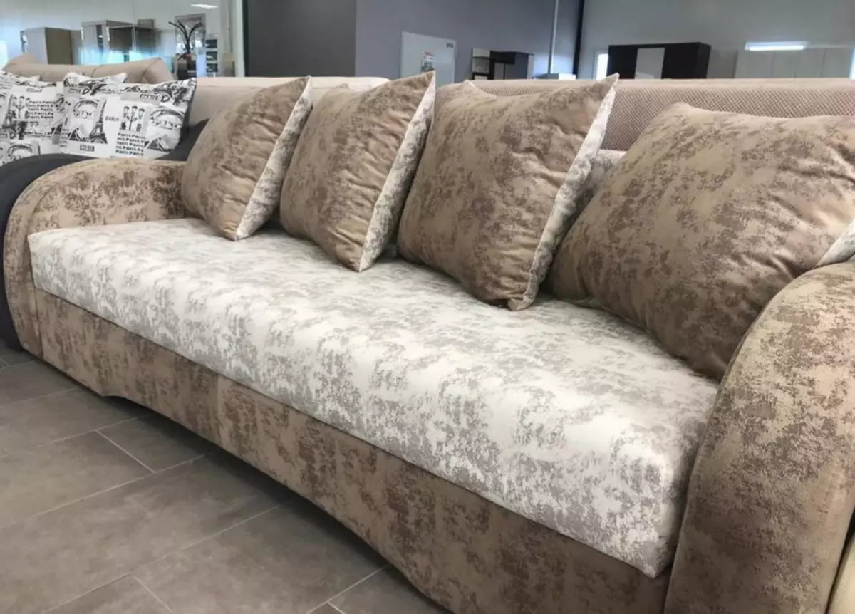 Hvordan velge en eurobook sofa med en fjær blokk? Uavhengige og avhengige enhet i sovesofa, vinkelformet og rett modell 8938_25