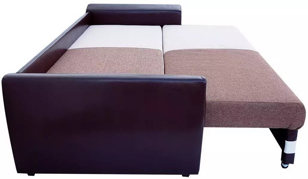 Bir bahar bloğu ile bir eurobook kanepe nasıl seçilir? Uyku yeri, köşe ve doğrudan modellerle kanepede bağımsız ve bağımlı blok 8938_30