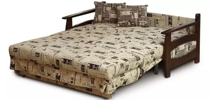 Rozkładana sofa (35 zdjęcia): wybrać przesuwną kanapę długo łóżko, cabrio, składane, róg i model bezręki 8952_21