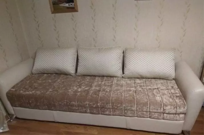 Plegar otomán (35 fotos): Escolla a cama deslizante-Ottoo, transformador, dobramento, angular e sen modelos de brazos 8952_35