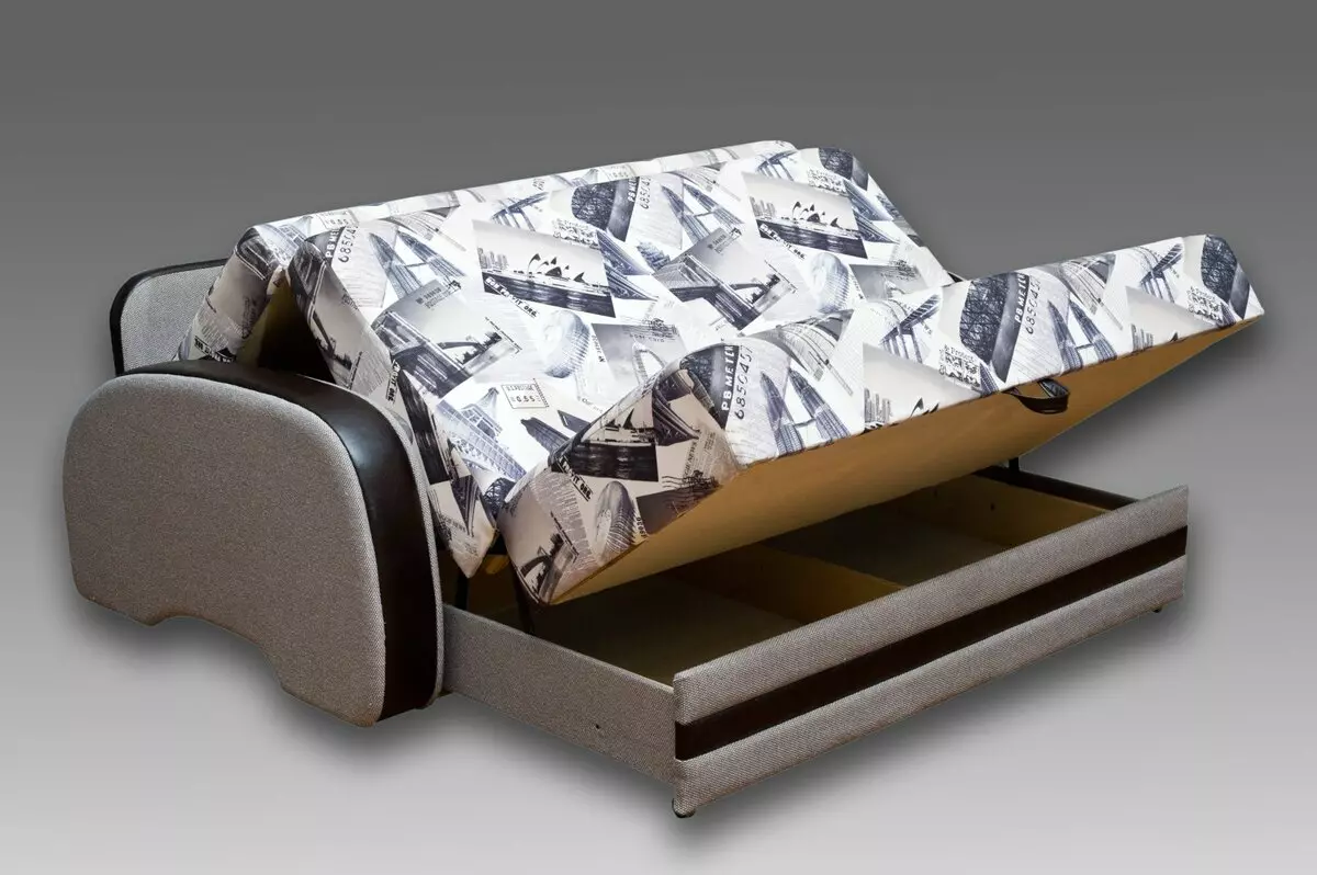 Kepiye cara mbubarake sofa? Kita mbongkar model kanthi mekanisme gulung, sudut sudut lan langsung. Kepiye pak lan transportasi? 8953_17