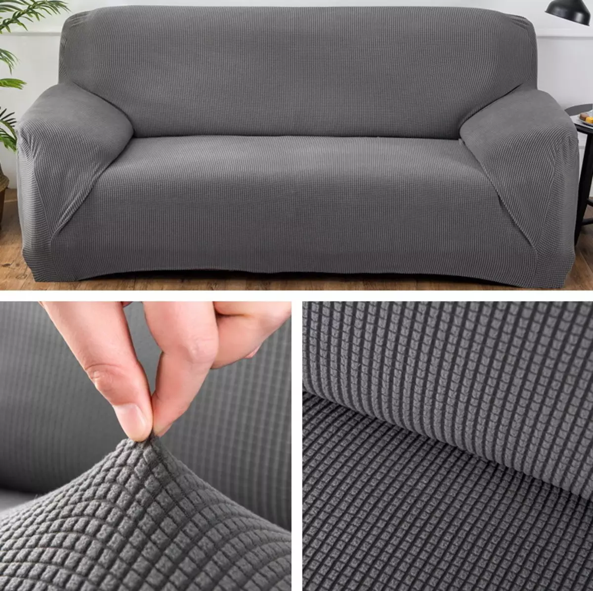 صوفی IKEA پر کیس: armrests کے بغیر کونے سوفی کے لئے Bedspreads کا انتخاب، یونیورسل کور اور دیگر اختیارات 8963_6