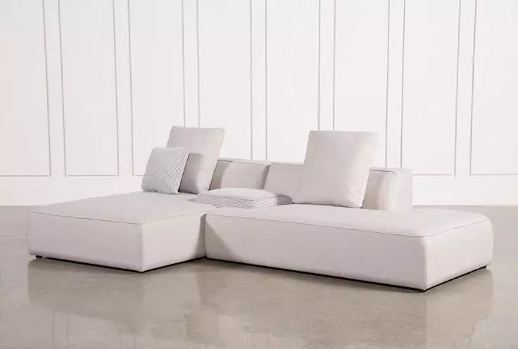 Sofa thấp (22 ảnh): Góc và các mô hình khác có độ vừa thấp, với lưng và không có nó, mô hình gấp nhỏ và lớn 8966_6