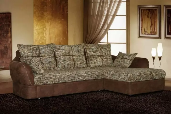 SHENIL עבור הספה (28 תמונות): אנו לומדים את המאפיין של השניל על הריפוד של הספה. יתרונות וחסרונות. איזה משוב על בד? 8975_18