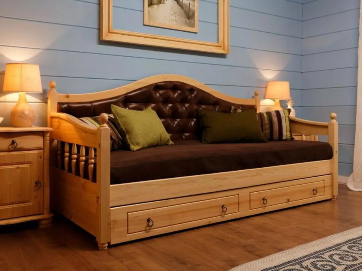 Диван с кутия за бельо: изберете сгъваема разтегателен диван с чекмеджета, двойно и единично канапе 8978_22
