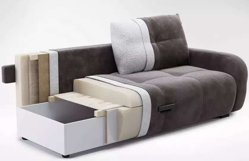 ספה עם קופסה עבור פשתן: בחר מיטת ספה מתקפלת עם מגירות, ספה כפולה יחיד 8978_45