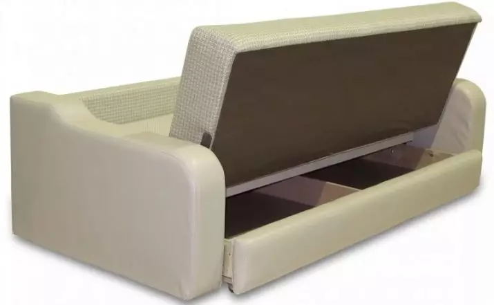 Lyts Sofa Bed: Mini en kompakte SOFA's-Bêden 120 sm breed en mear, maten fan foldsmodellen 8989_14