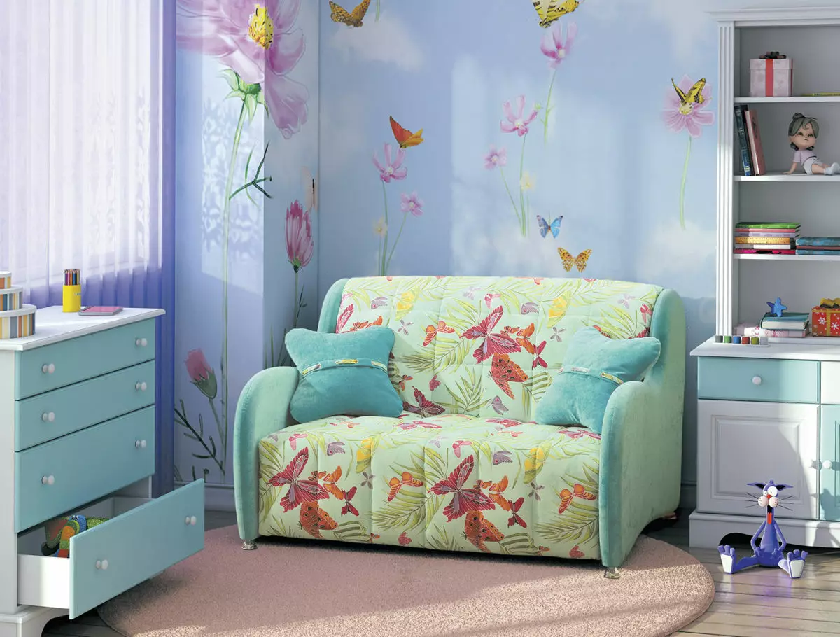 Petit canapé-lit: Mini et coudeaux de petite taille compacte 120 cm de large et plus, tailles de modèles pliants 8989_19