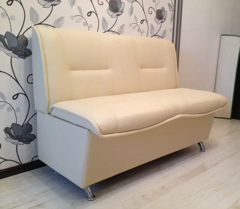 Liten sovesofa: mini og kompakte små størrelse sofaer-senger 120 cm bred og mer, størrelser av folding modeller 8989_27