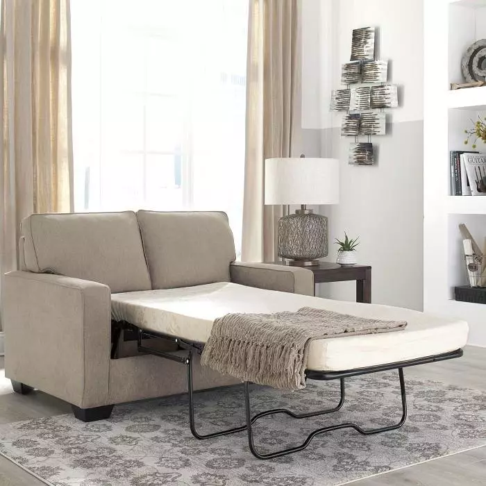 Giường sofa nhỏ: Ghế sofa nhỏ nhỏ và nhỏ gọn rộng 120 cm rộng và nhiều hơn nữa, kích cỡ của các mô hình gấp 8989_35